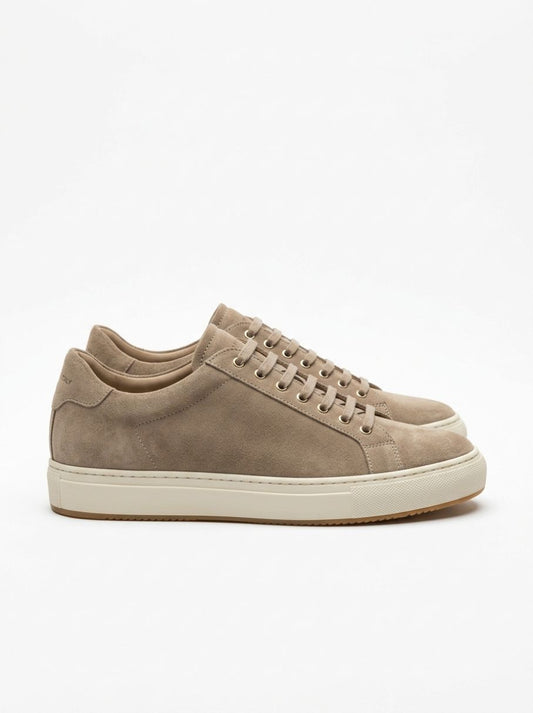 Minimalist Italian Suede Sneakers