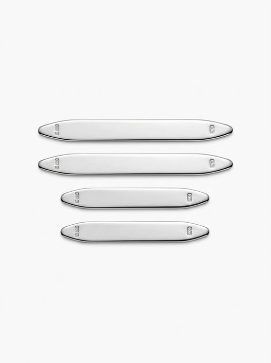 Rhodium-Plated Stiffener Set